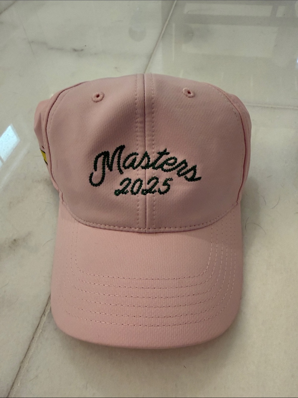 Child’s Pink "Masters 2025" Embroidered Baseball Cap